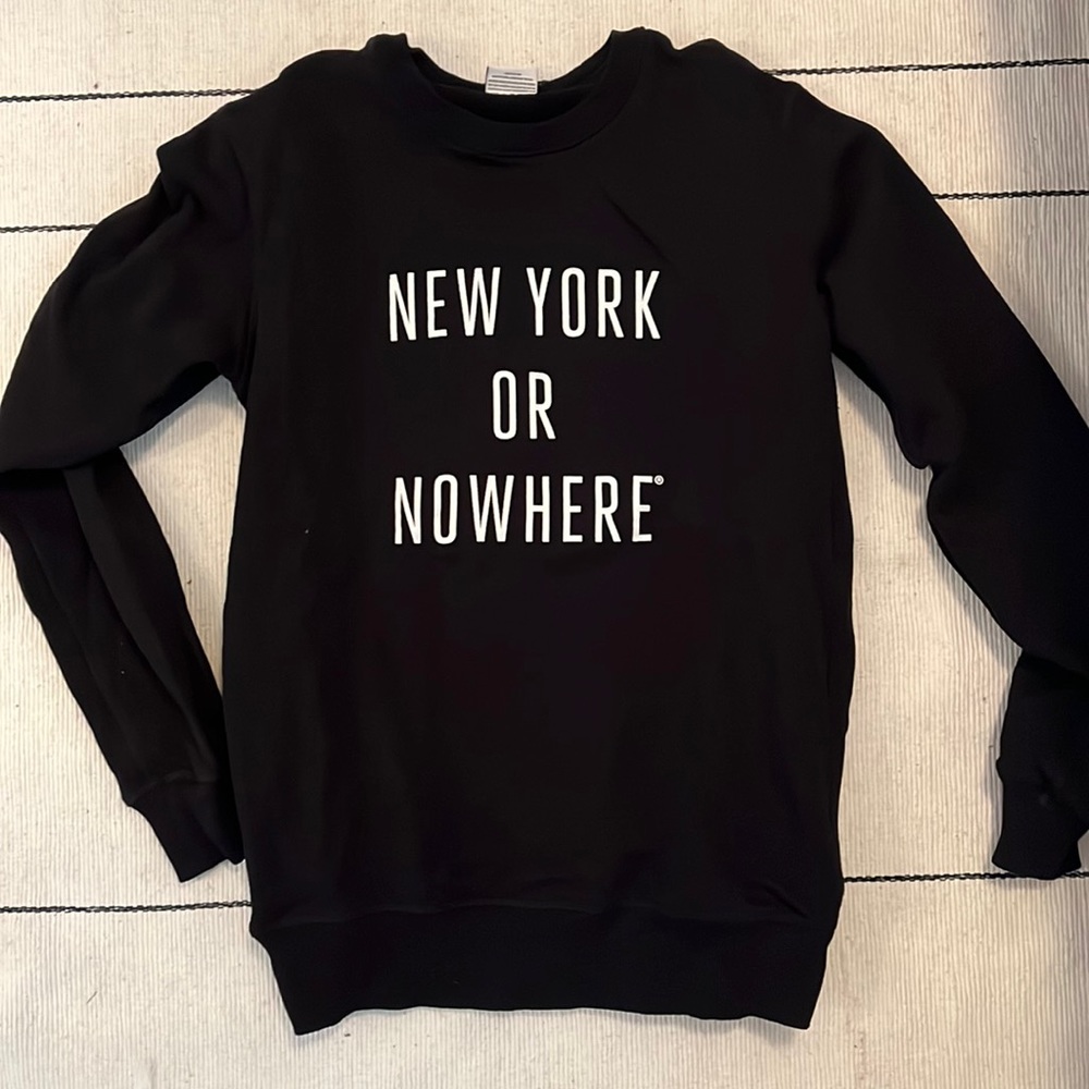 Worn once. New York or Nowhere reverse weave shirt shirt. Good quality.